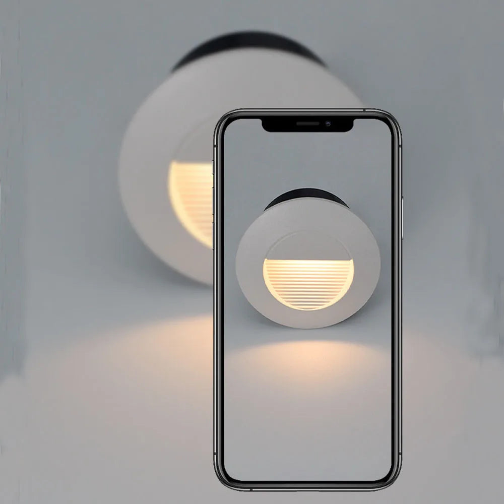 applique murale led moderne blanc noir grille ventilationextérieur minimaliste led 4000k 3000k 6000k