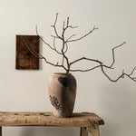 vase japonais ikebana branches séchées minimaliste rustique couleur beige marron