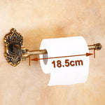 porte serviettes bronze ornements floraux porte savon porte papier classique serviette beige papier blanc