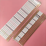 bandes led rétroéclairage téléviseur blanc clips modernes fixations led