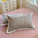 housse coussin léopard dentelle maison lit hospitalière polyester respectueux environnement classique romantique