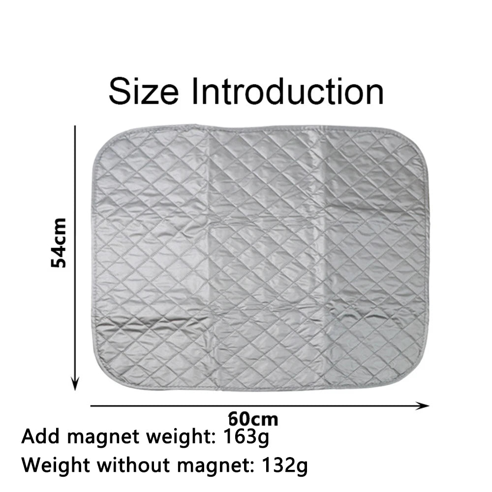 tapis repassage pliable gris quilté moderne sans aimant portable laundry dryer