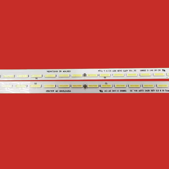 bande led 604mm 60 leds blanc moderne rétro éclairage télévision connecteur 3v