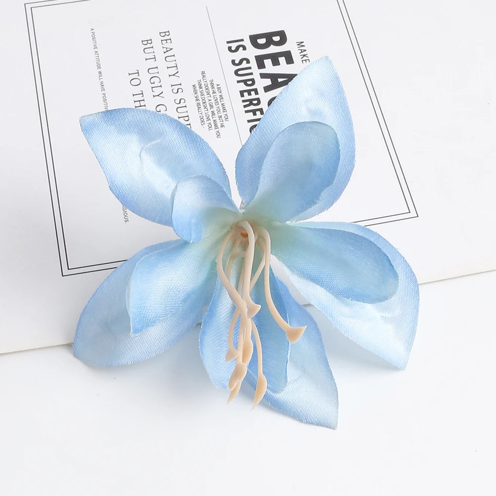 décoration intérieure mariage artificielle rose blanche moderne artisanale 10 pièces papier origami clips fixations