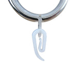 clips papier blancs simples opaques accessoire organisation stockage matériaux plastique pp