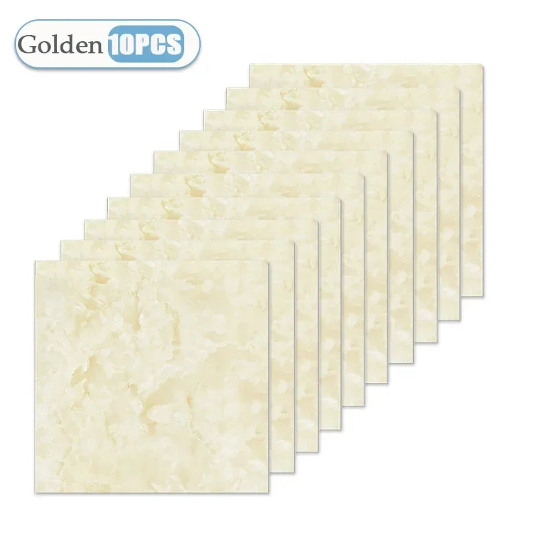carrelage marbré blanc gris moderne adhésif résistant eau pvc pet xpe 30x30cm