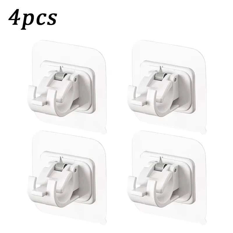 clips suspension adhésifs blancs modernes utilisation multiple crochets barres inclusétaillées4cm6cm