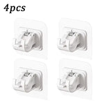 clips suspension adhésifs blancs modernes utilisation multiple crochets barres inclusétaillées4cm6cm