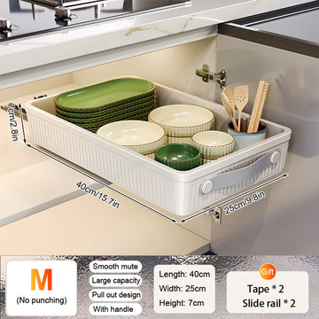 rangement modulaire tiroir blanc rayures horizontales cuillères étiquettes adhésif épices cuisine organizer slidingdrawer