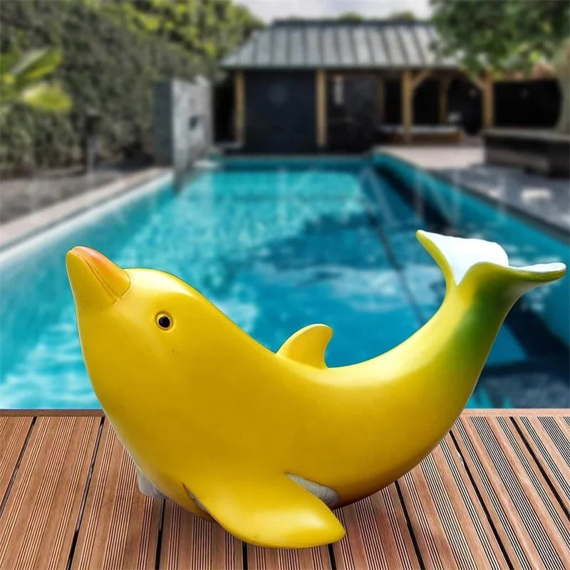 lampe décorative forme banane jaune moderne matériau métal fixations statuaire intérieure decoration