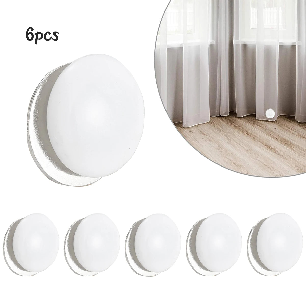 poids rideau douche aimants adhésifs pièces blanc modernes fixations métal minimalistes