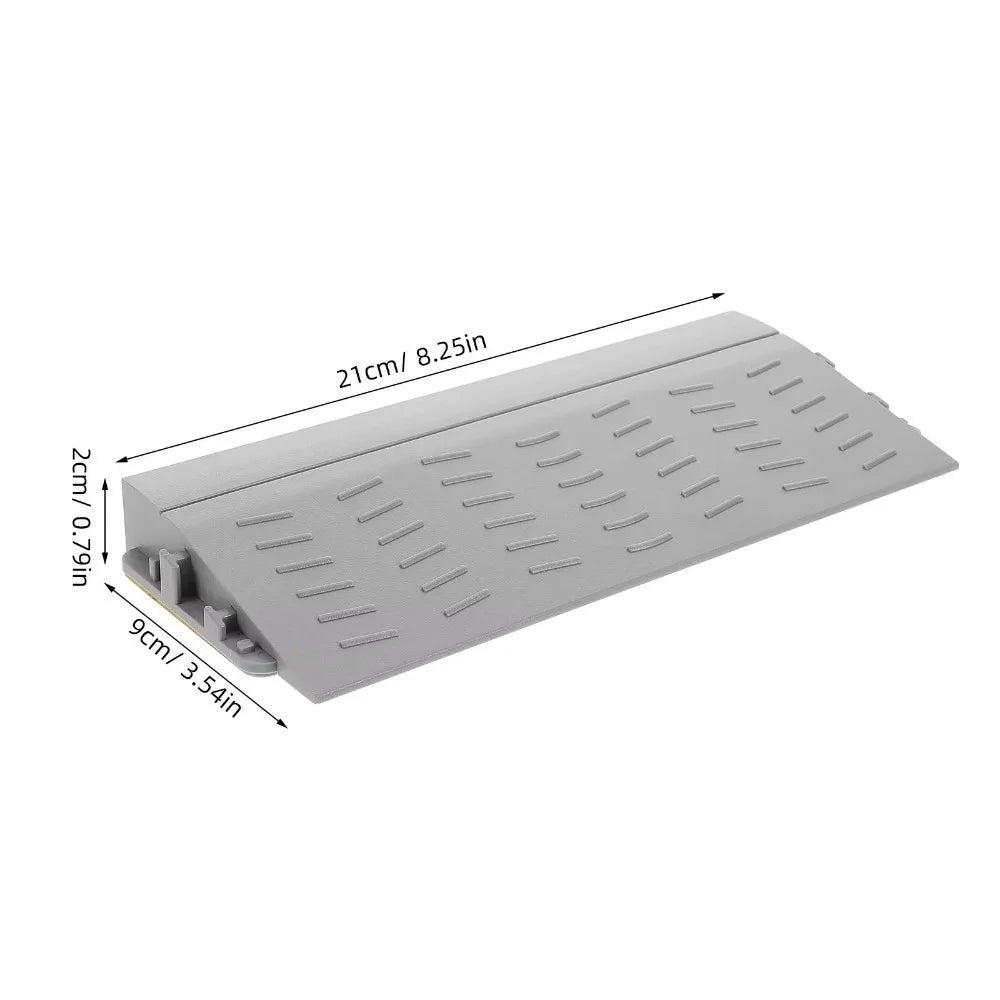 rampes seuil fauteuil roulant adhésif texture grip rainurée gris moderne opaquet porte vtt camionnette