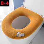couvre siège toilette violet orange rose bleu microfibre douce adhésif motifs animaux écureuil castor