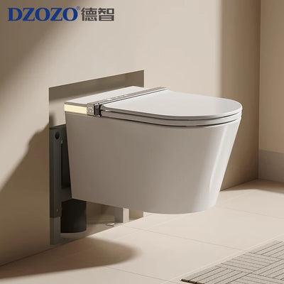 WC suspendu intelligent design moderne céramique rouge