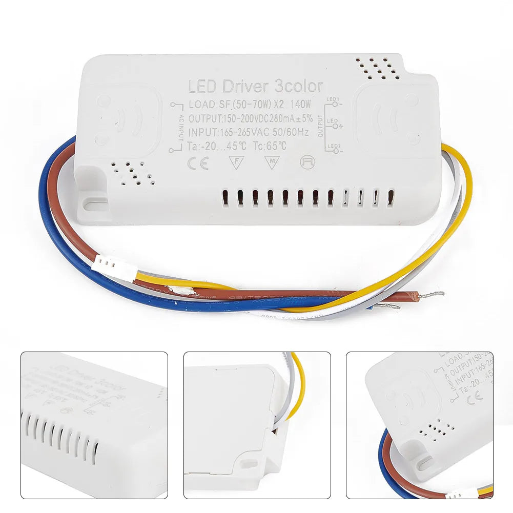 adaptateur led couleurs blanc moderne 2040w 3650w 4060w 5070w 824w