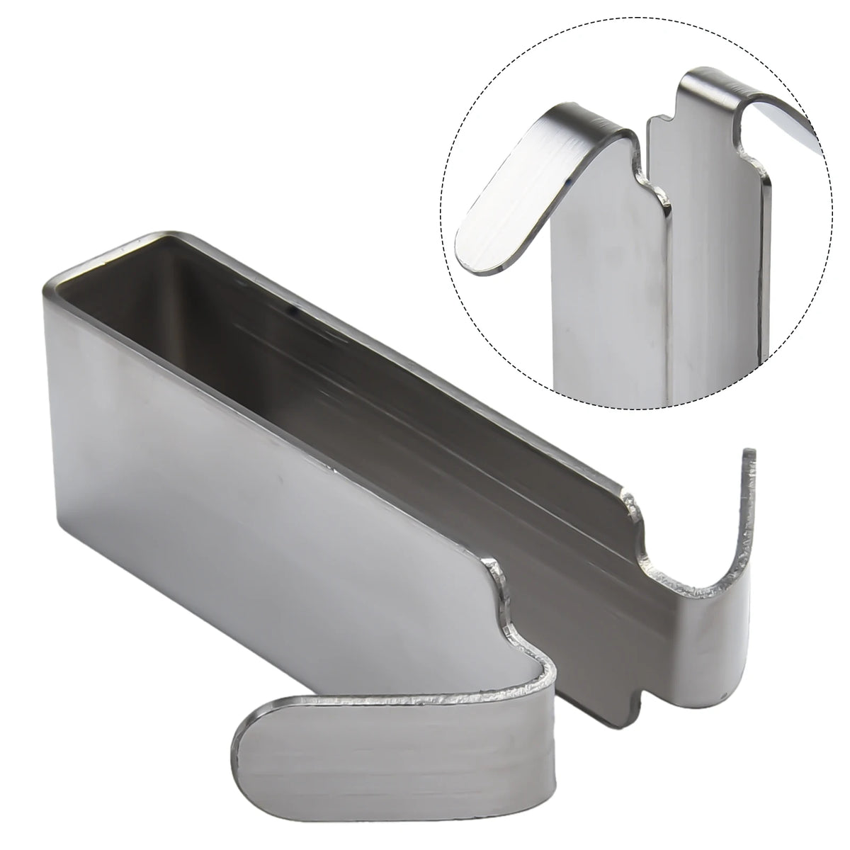 porte serviettes acier inoxydable moderne lisse argenté adhésifs facile