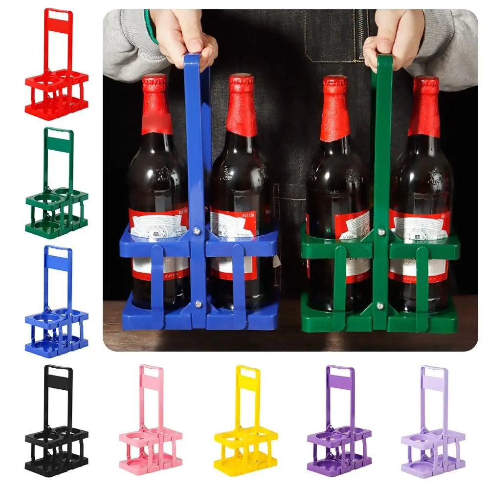 porte verres pliables multifonctions modernes compartiments verres noir rouge vert bleu rose jaune violet