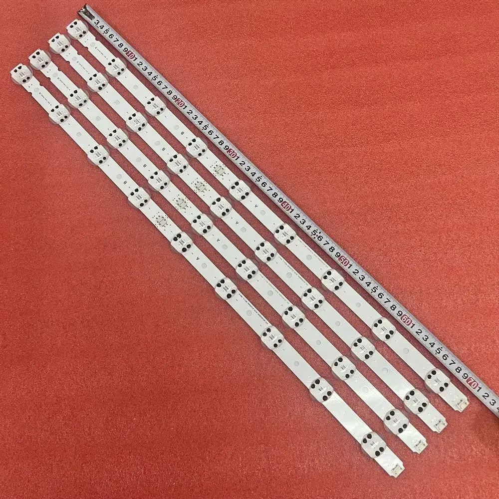 bandes led blanc modernes fonctionnelles connecteurs led numérotés 601mm éclairage téléviseur