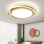 plafonniers led modernes carrés ronds blancs noirs dorés minimalistes cuisine salon chambre