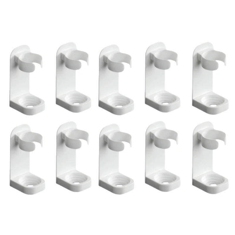 support mural brosse dents électrique adhésif blanc rose noir moderne minimaliste 24 35mm