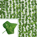 guirlande artificielle feuilles vertes modernes 78 pouces décoration intérieure extérieure mariage anniversaire festive