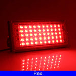 projecteur led noir multicolore ip65 moderne télécommande 220v 50w aluminium