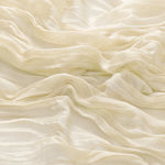 serviettes pliées crème plissées moderne lot table mariage fêtes extérieur