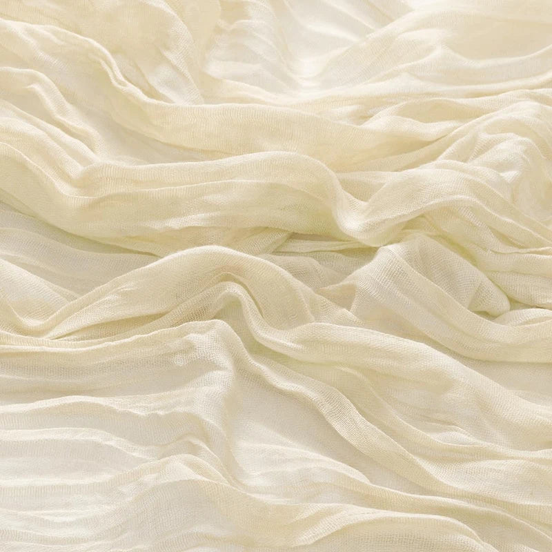 serviettes pliées crème plissées moderne lot table mariage fêtes extérieur