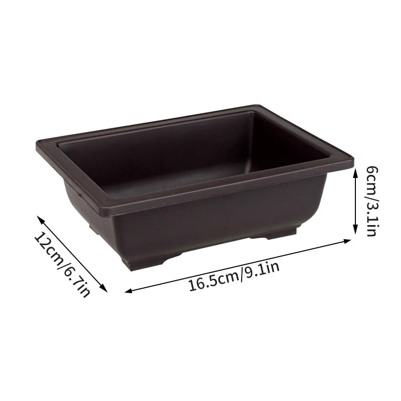 pot plante jardin extérieur marron moderne grille drainage fleurs succulentes bonsaï