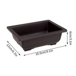 pot plante jardin extérieur marron moderne grille drainage fleurs succulentes bonsaï