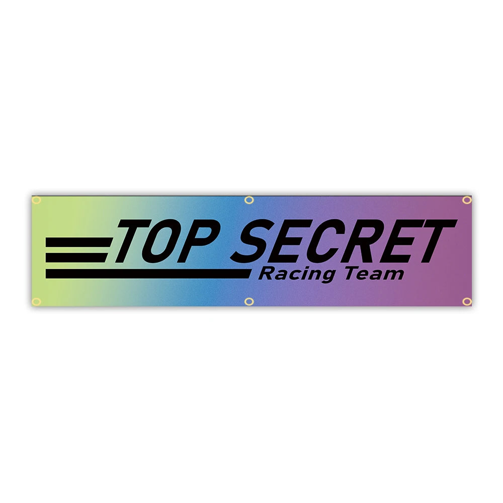 bannière publicitaire or moderne graphique clips décoration intérieure extérieure 60x240cm polyester