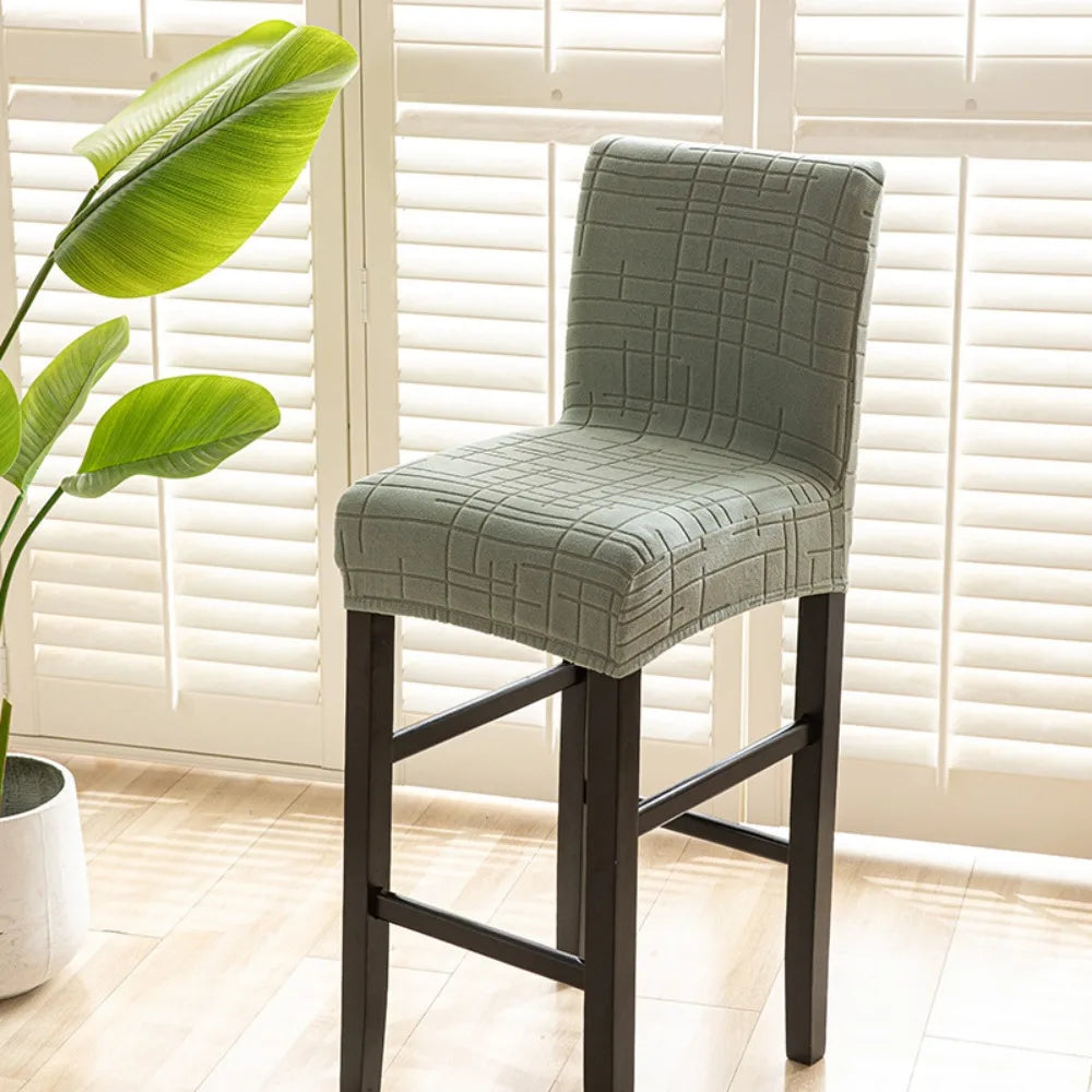 housses chaise carreaux vert gris moderne adhésif extérieur mariage opaques polyester coton adjustable
