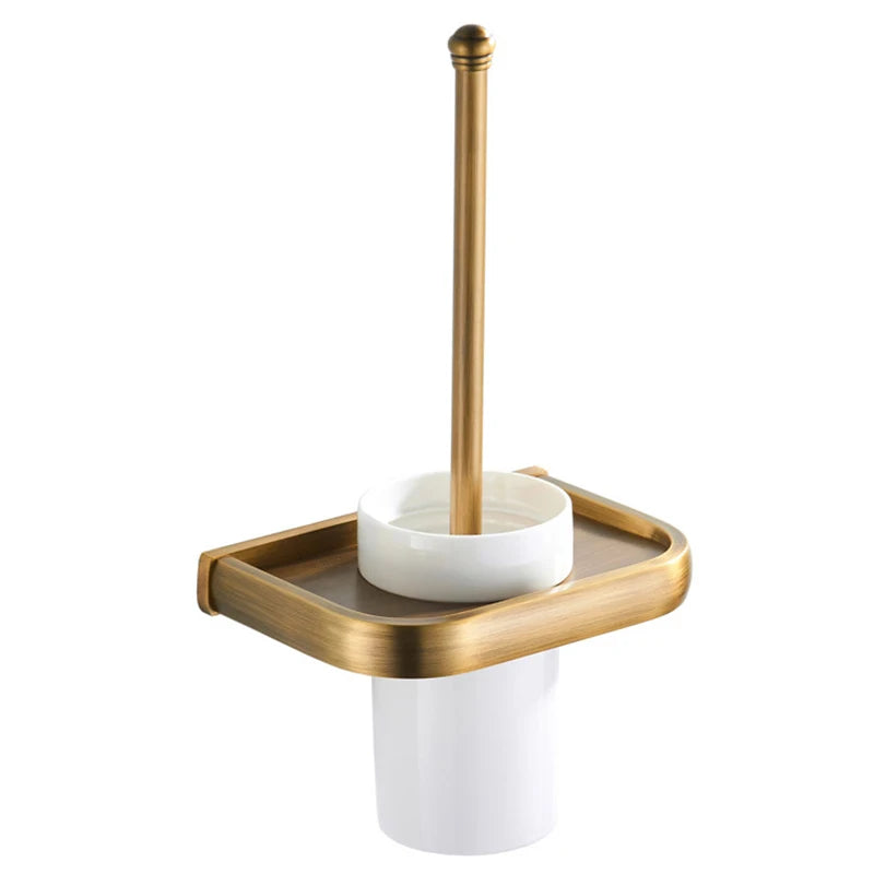 accessoires salle bain doré moderne porte savon porte gobelets porte serviette porte papier toilette