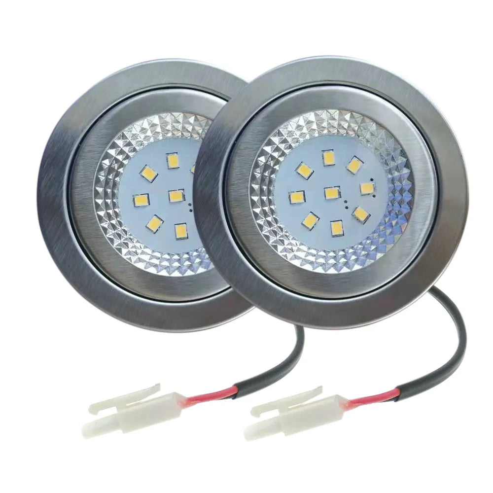spots led gris métallisé blanc froid 120° angle faisceau moderne vis câble noir connecteur