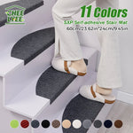 tapis auto adhésifs escalier gris beige marron rayures horizontales moderne antidérapants intérieur 60x24cm