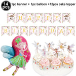 décorations gâteau cupcakes fées papillons fleurs mariage anniversaire baptême révélation sexe MADAM FAIRY PARTY