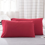 protège oreiller gris uni moderne qualité polyester lit maison simple 20x30inch