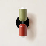 applique murale moderne led vert rouge beige noir éclairage quotidien minimaliste fixée mur