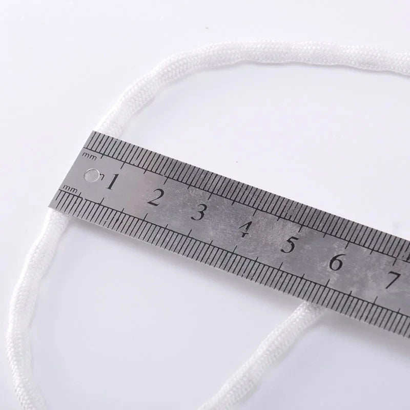 corde blanche moderne adhésive 10m 5m textile opacité matériaux bricolage artisanal decoration