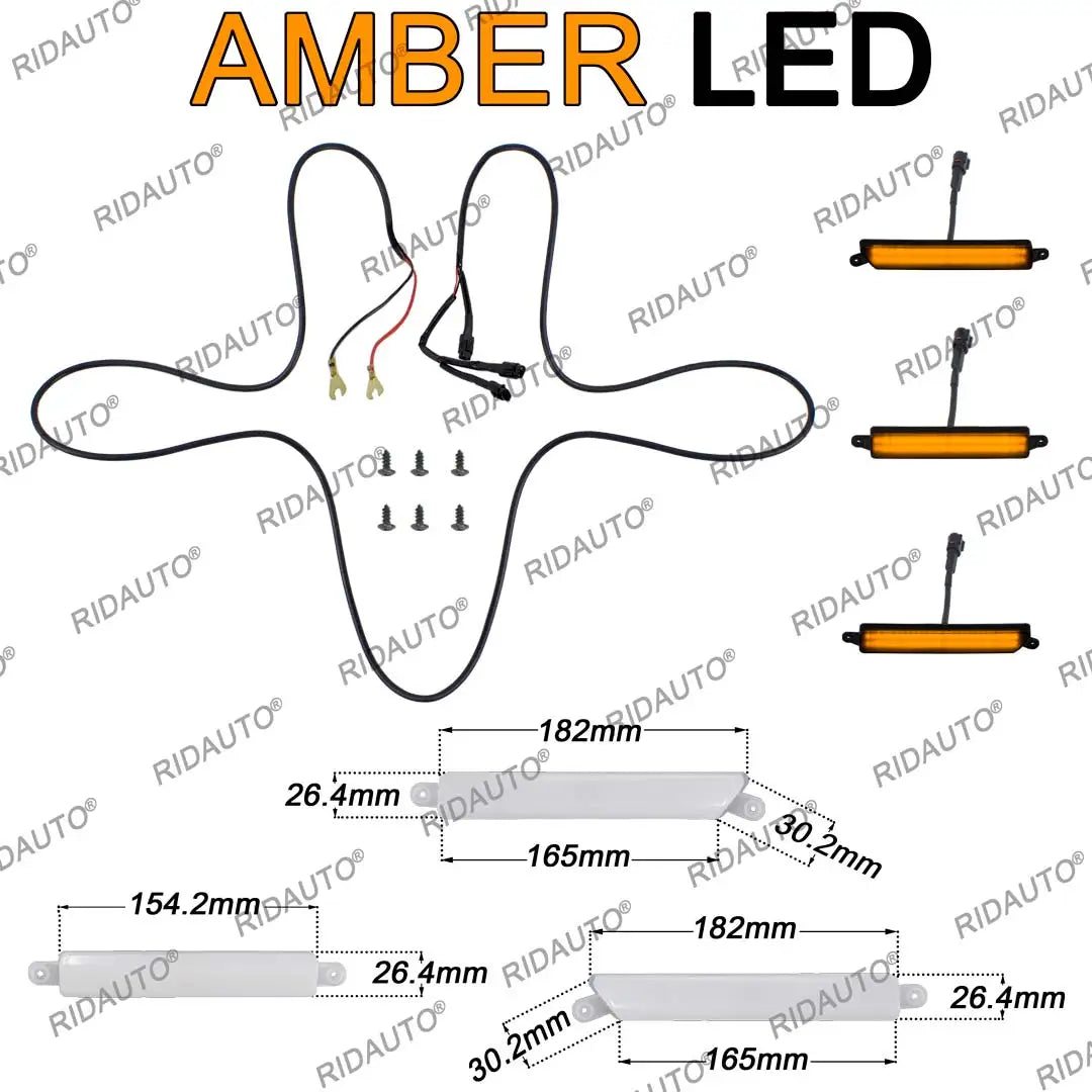 grille pare chocs noir moderne ford ranger 2015 2021 led câbles vis