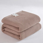 couverture coton texture points plaid canapé lit simple double king chambre été maison