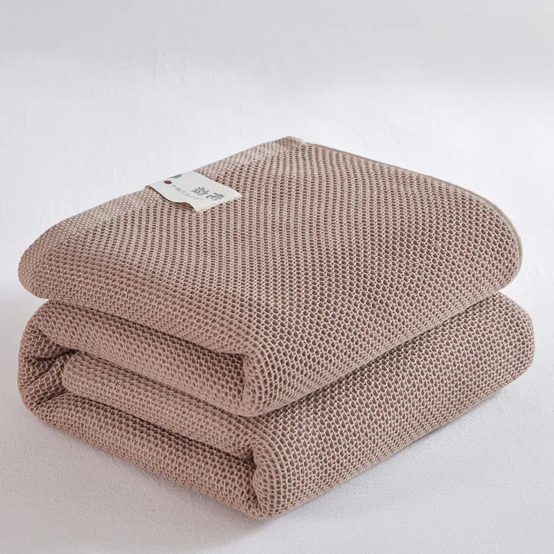 couverture coton texture points plaid canapé lit simple double king chambre été maison