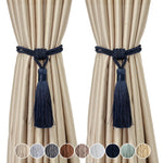 corde rideaux pompon moderne élégant blanc doré argenté polyester facile utiliser decoration chambre