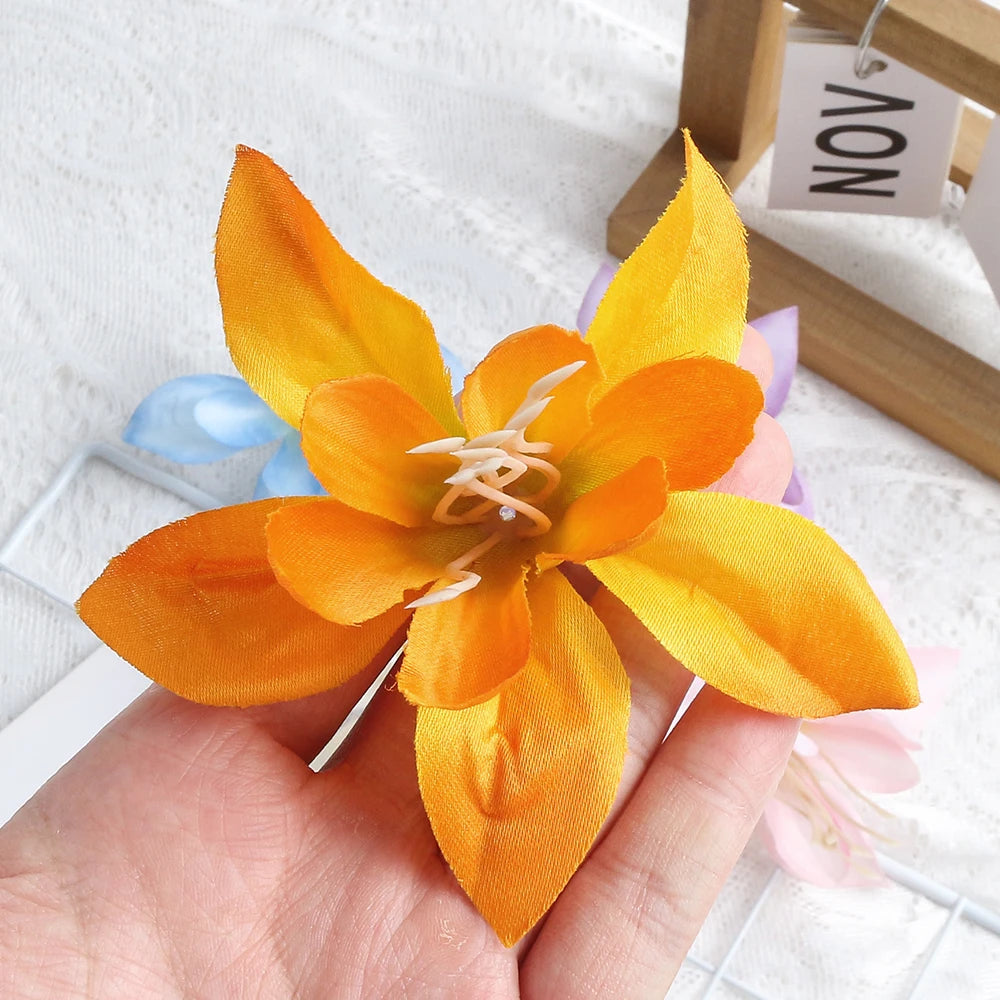 décoration intérieure mariage artificielle rose blanche moderne artisanale 10 pièces papier origami clips fixations