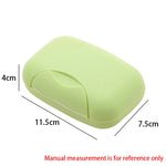 boîte savon portable plastique mat voyage salle bain maison petit