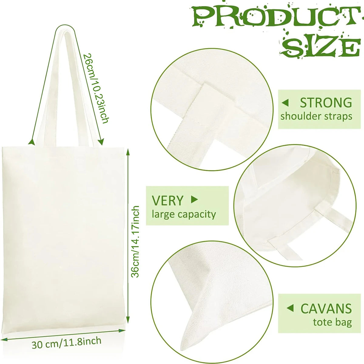 sacs toile crème anses longues capacité grande durable réutilisable cabas simple épuré porte objets