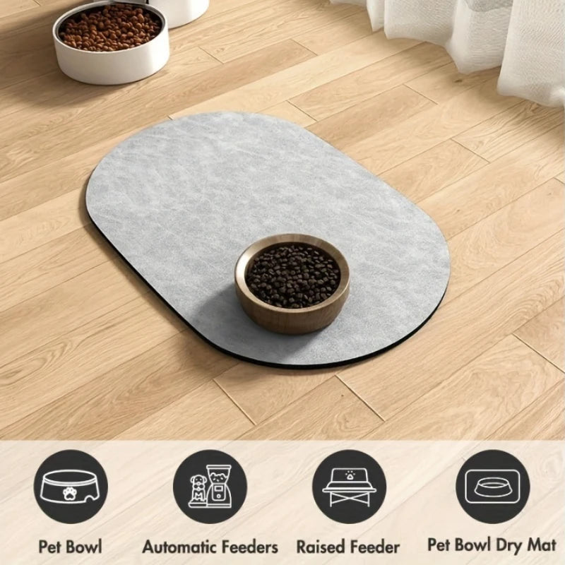 tapis doux moderne gris chien facile nettoyer sans glisser 30x50cm 40x60cm