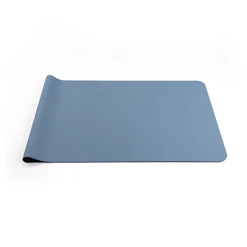 tapis yoga bleu clair texture tissée moderne 183cm longueur 1.5mm épaisseur tpe yoga pilates
