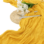 serviette table moderne élégante rayures horizontales jaune bleu violet orange 90 180 cm