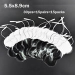 électrodes électrostimulation adhésives blanches 20 pièces thérapie micro perforées rechargeables